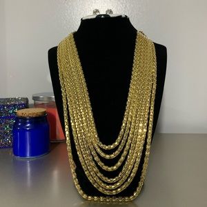 Necklace and earrings